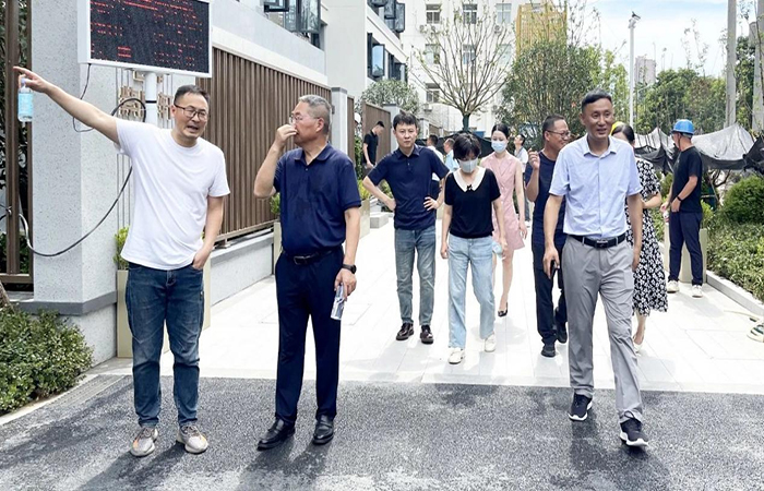 名邦集團工程品質(zhì)巡檢小組走進合肥名邦紫廬軒、名邦上河印